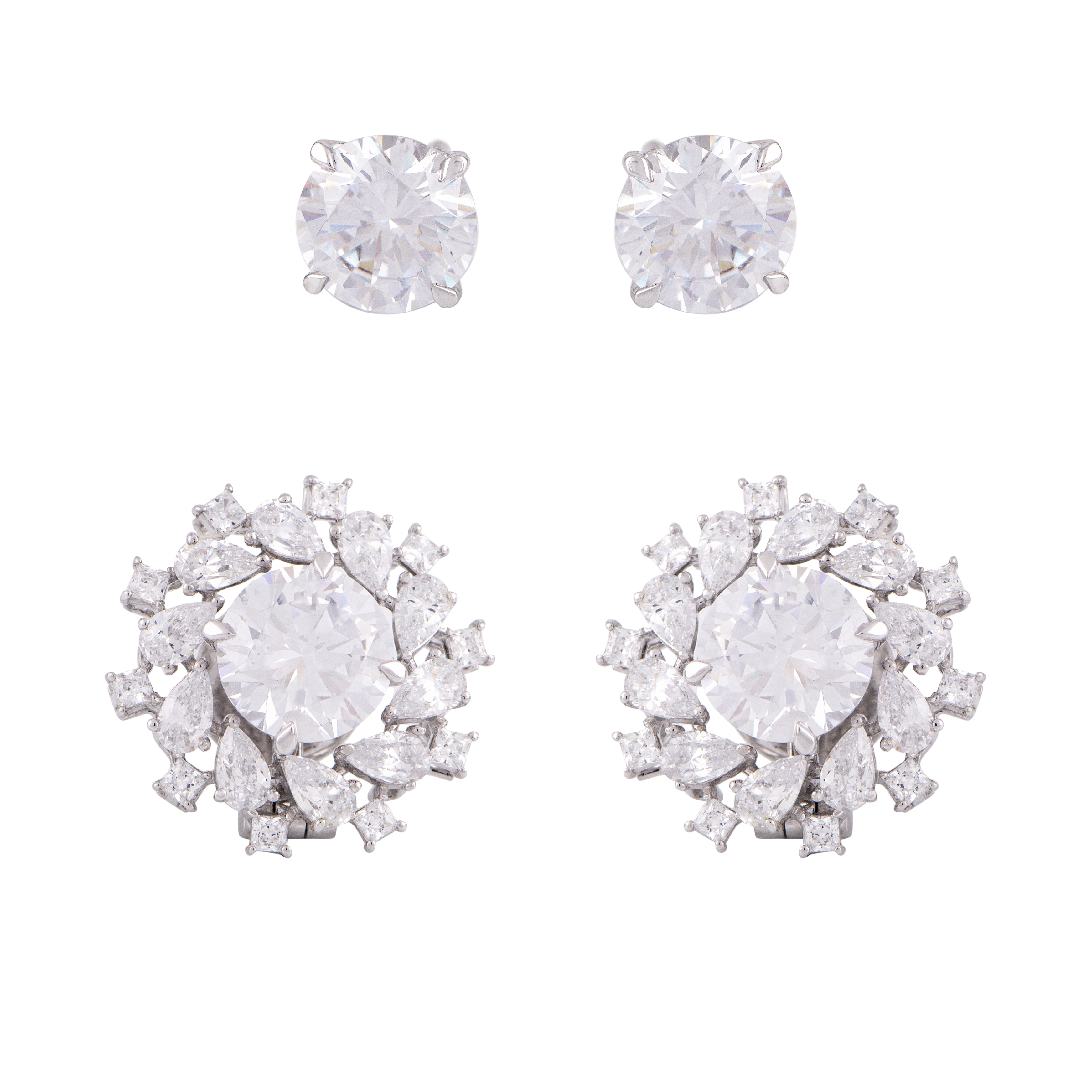 3 in 1 Fleur Studs